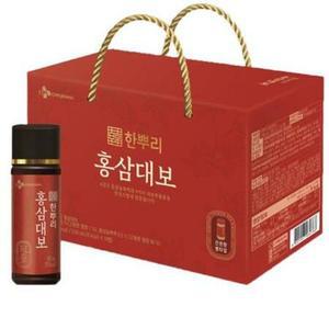 CJ제일제당 한뿌리 홍삼대보 100ml 10병 선물팩증정