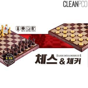[QN09X9Z9]보드게임 체스앤체커 체스게임 2명 20분 보드