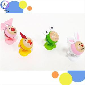 [RGPM7642]애니멀 원목 태엽놀이 4종1세트 장난감