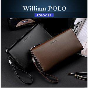 [윌리엄폴로]WilliamPOLO(윌리엄폴로) 남성클러치백 남자 손가방 맨스백 천연소가죽 197