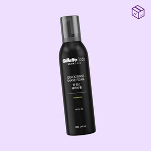 질레트 랩스 퀵 린스 쉐이빙폼 감각적인 향 240ml 1개