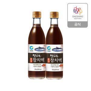 [청정원][본사직영]청정원 맛선생 꽃게참치액 950g x 2개