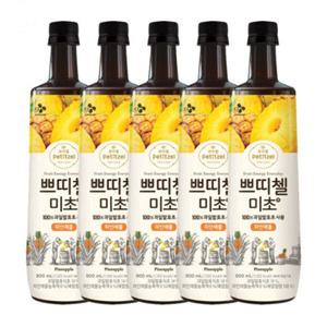쁘띠첼 미초 파인애플 900ml 5개