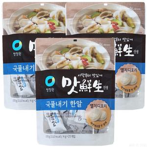 청정원 맛선생 멸치디포리 국물내기 한알 100g 3개
