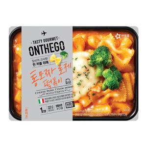 아워홈 온더고 통모짜 로제 떡볶이 with 파스타 320g