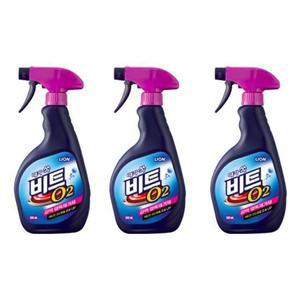 얼룩제거제 비트 O2 얼룩제거제 500ml 3개입 라이온코리아