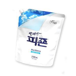 피죤 리필용 섬유유연제 파란색 비앙카 2l？업소용 식자재 식재료 대용량 식당용 단체 급식용