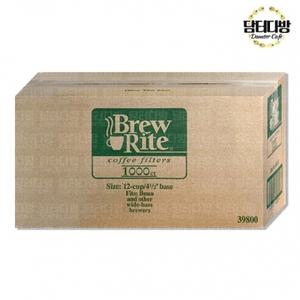 Brew Rite 원형여과지 12-cup(48번) 1박스 - 1000매