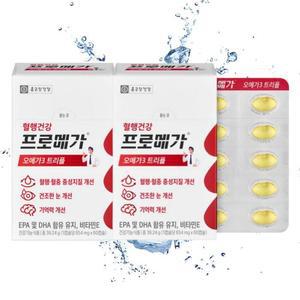 [종근당] 종근당건강 리뉴얼 프로메가 오메가3 트리플 장용성 캡슐 654mg x 60캡슐 2
