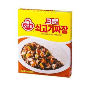 [MEJ033R3_52EH]문구 쇠고기짜장 오뚜기 3분 200g