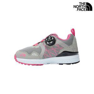 [노스페이스][텍가 139000원] 노스페이스 키즈 트윈 탑 보아 운동화 FM1NS96K63B-GRY