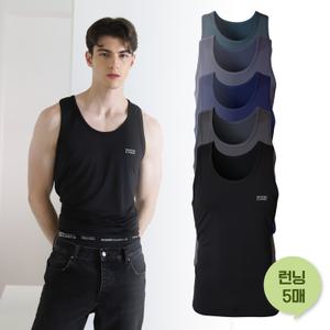  발렌티노 크리스티 기능성 하이게이지 단색 런닝 5종 세트