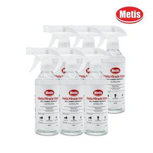 [신세계라이브쇼핑]메티스 미라클워터 과일/야채 세척제 400ml x6개 잔류농약 유해물질 제거 무색소 무...