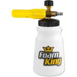 Foam King 폼 캐논 분무기 가스 및 전기 압력 세척기용 세차 청소 와이드 넥 베이스 헤비 듀티 전문 자동차