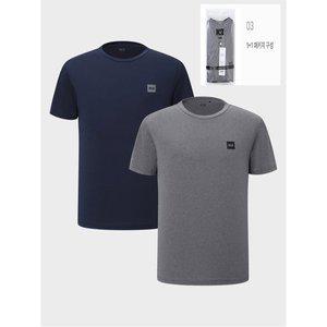 [K2](센텀시티점)[GMM25281] 남여공용 BOOST 1+1 멜란지 밸류 패키지 기능성 라운드 반팔 티셔츠