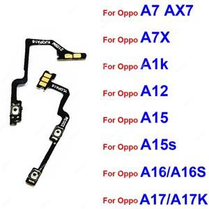 OPPO A17 A16 A15 A12 켜기 끄기 전원 볼륨 스위치 측면 키 플렉스 리본 버튼 케이블