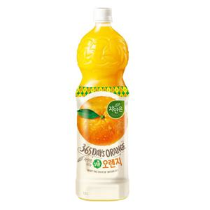 웅진 자연은 상큼 오렌지 1.5L x 12개 주스 쥬스 과즙 음료