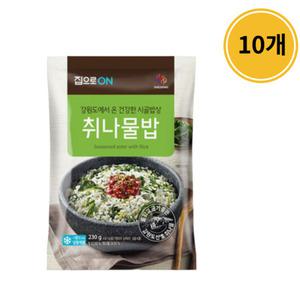 청정원 집으로온 ON 취나물밥 230g x 10개