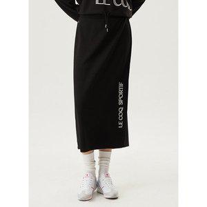 [르꼬끄](강남점)[이월][50% OFF] 여성 더블텐션 레귤러핏 스커트 / BLACK (QP122OSK11)