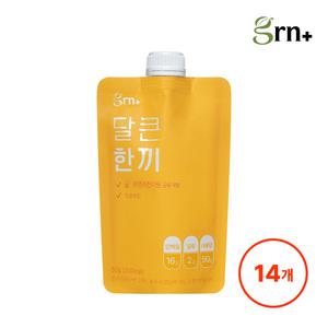 GRN 단호박맛 달큰한끼 프로틴 쉐이크 (14포)