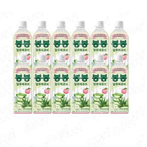 [해태HTB] 봉봉 알로에큐브 복숭아 500ml 12개