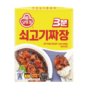 오뚜기 3분 쇠고기짜장 200g x 6개