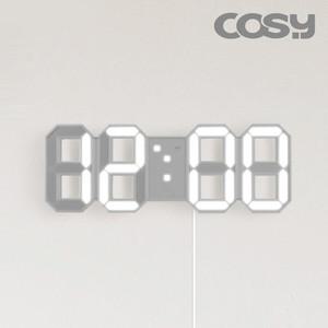 [COSY]코시 3D LED 미러 디지털 벽시계 인테리어 무소음 AC3339L
