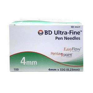 BD 펜니들 울트라파인 4mm(32G) 100개