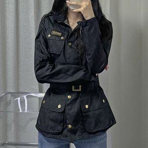 [바버]BARBOUR 바버 인터네셔널 A7 여자 왁스자켓 블랙 LWX0003