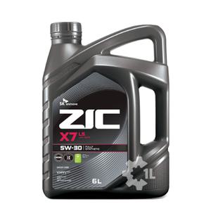 SK루브리컨츠 지크 X7 LS 5W30 6L 합성디젤엔진오일
