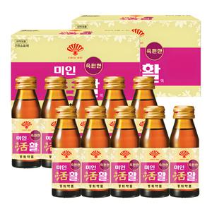 부채표 미인활 75ml 20병 소화제 음료 까스활명수