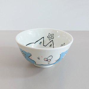 [기타]나고미도자기 캐릭터 고양이 대접 국그릇 일본 도자기 식기