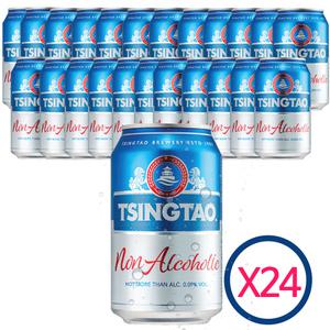 칭따오 논알콜릭 무알콜 맥주 탄산음료 330ml 24캔 1박스