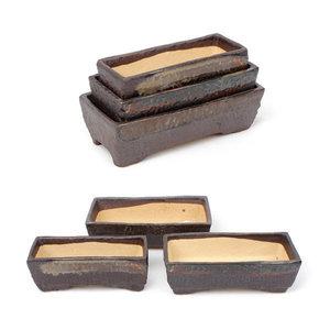 다육분 직사각(대) 22x10.4x6.5cm 옹기 다육이 화분