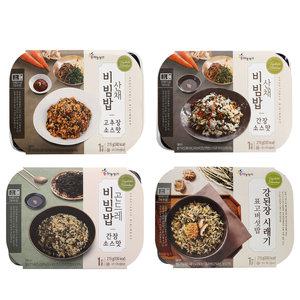 냉동 국산나물 비빔밥 4종세트