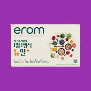 황성주 이롬 1일 1생식 선식 뉴밀 플러스 30g 21포 1개 3주