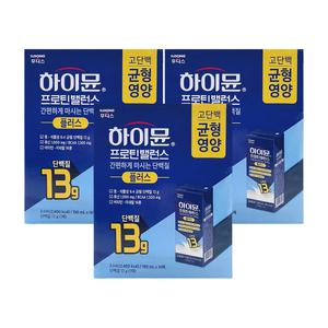 일동후디스 하이뮨 프로틴 밸런스 플러스 190ml x 16팩 x 3박스 /An 마시는 하이뮨 프로틴밸런스 드링크