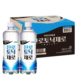 진로 토닉워터 제로 600mL x20병 대용량