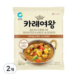 청정원 카레여왕 구운마늘 양파 108g 6개