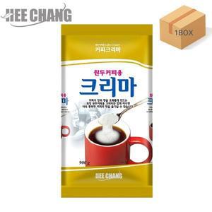 [기타]희창 원두커피용 크리마 900g 1박스(900g x 12개) 자판기용 원두 커피 프