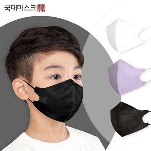 KF94 국대마스크 유아 어린이 새부리형 100매 검정색