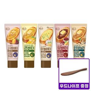 복음 바로 발라먹는 스프레드 맛별 1개씩 5개+우드나이프
