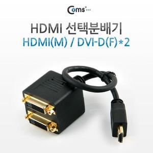 [XBG1I1O0]Coms HDMI 선택분배기 HDMI M to DVI F 컨버터