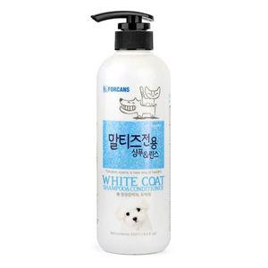 [기타]애완용품 애견 피모 건강 말티즈 전용 샴푸린스겸용 550ml