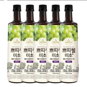 쁘띠첼 미초 청포도 900ml 5개