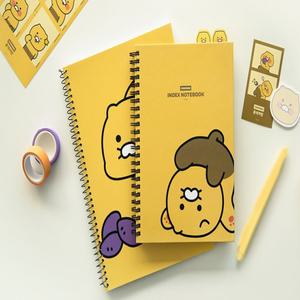 카카오프렌즈 춘식이 PP 인덱스 노트 데일리 스프링 공책