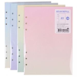 418B] 1000 6공 다이어리 리필속지(A5) (20개세트)
