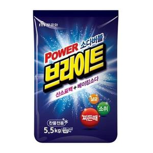 무궁화 브라이트 파워 소다버블 세탁세제 리필 5.5kg