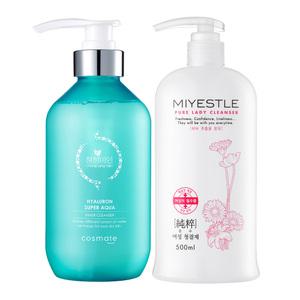 미에뜰 청결제 500ml + 히아루론 청결제 500ml