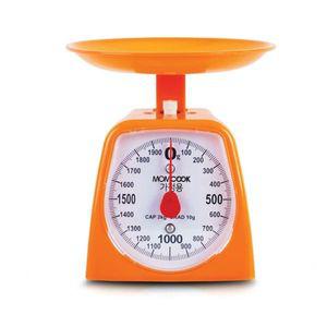 [기타]맘쿡2000 OPAKYGXR 기계식 가정용 분리 계량접시 주방저울 2Kg